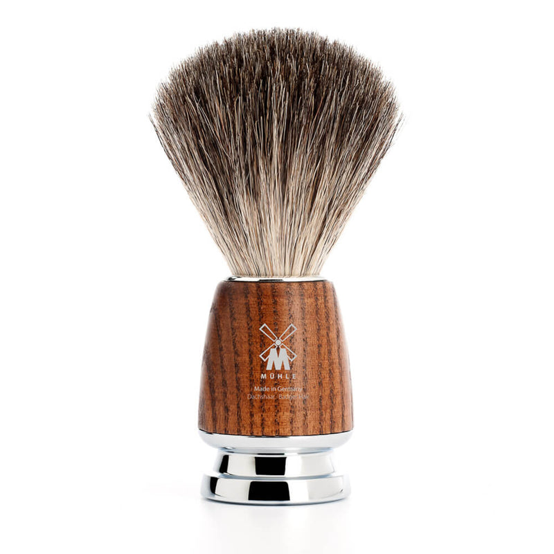 Pure Badger Shaving Brush – Steamed Ash